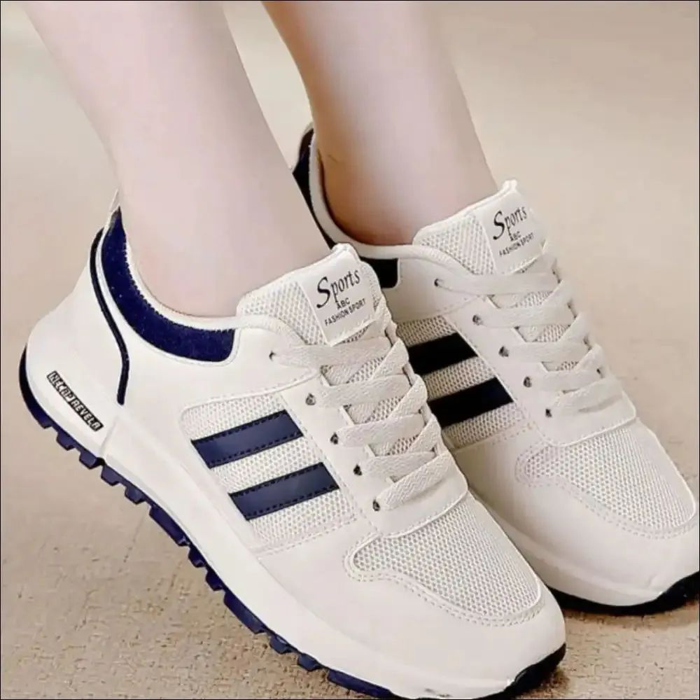 Breathable Mesh Contrast Athletic Shoes