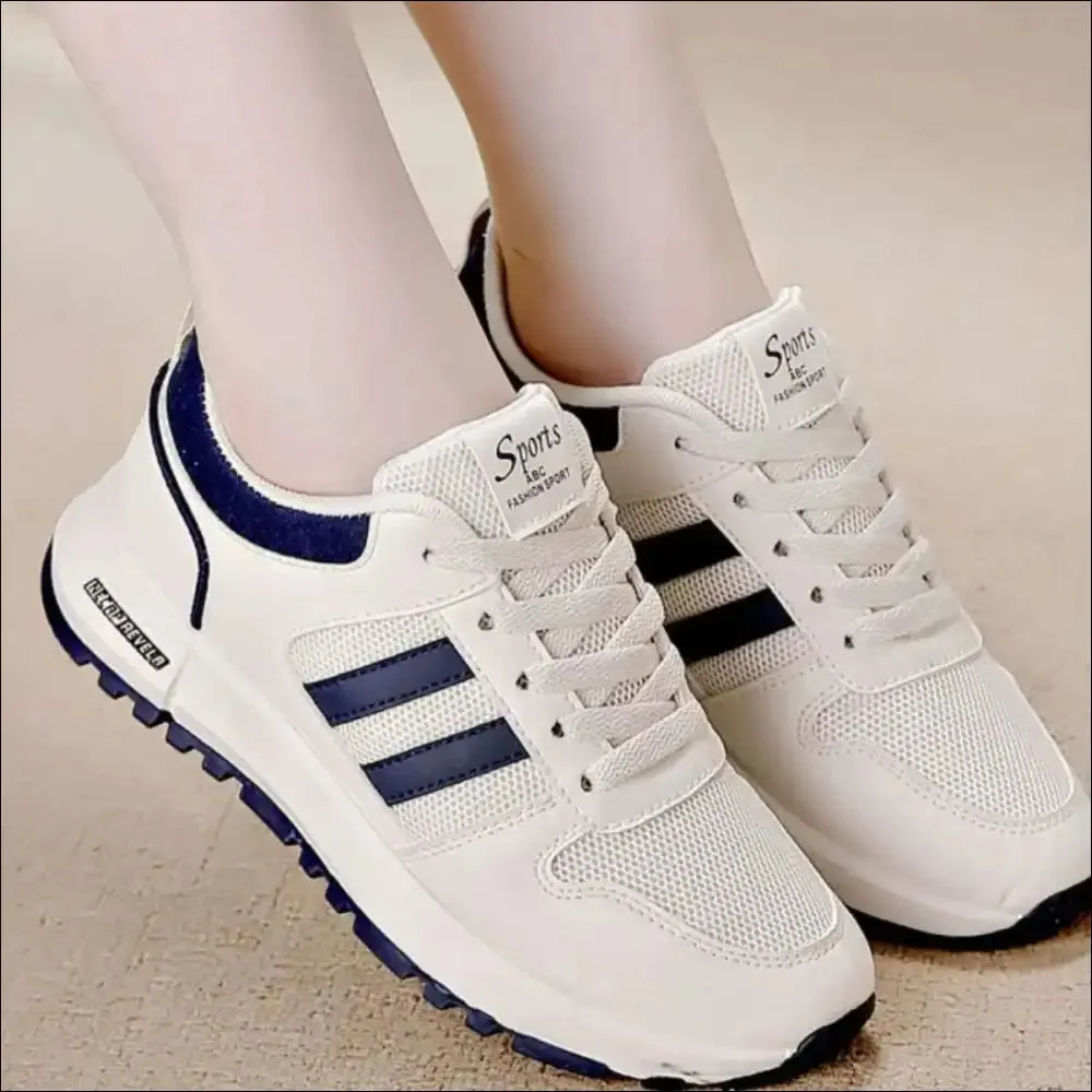 Breathable Mesh Contrast Athletic Shoes