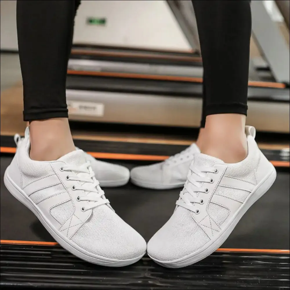 Breathable Mesh Round Toe Athletic Sneakers