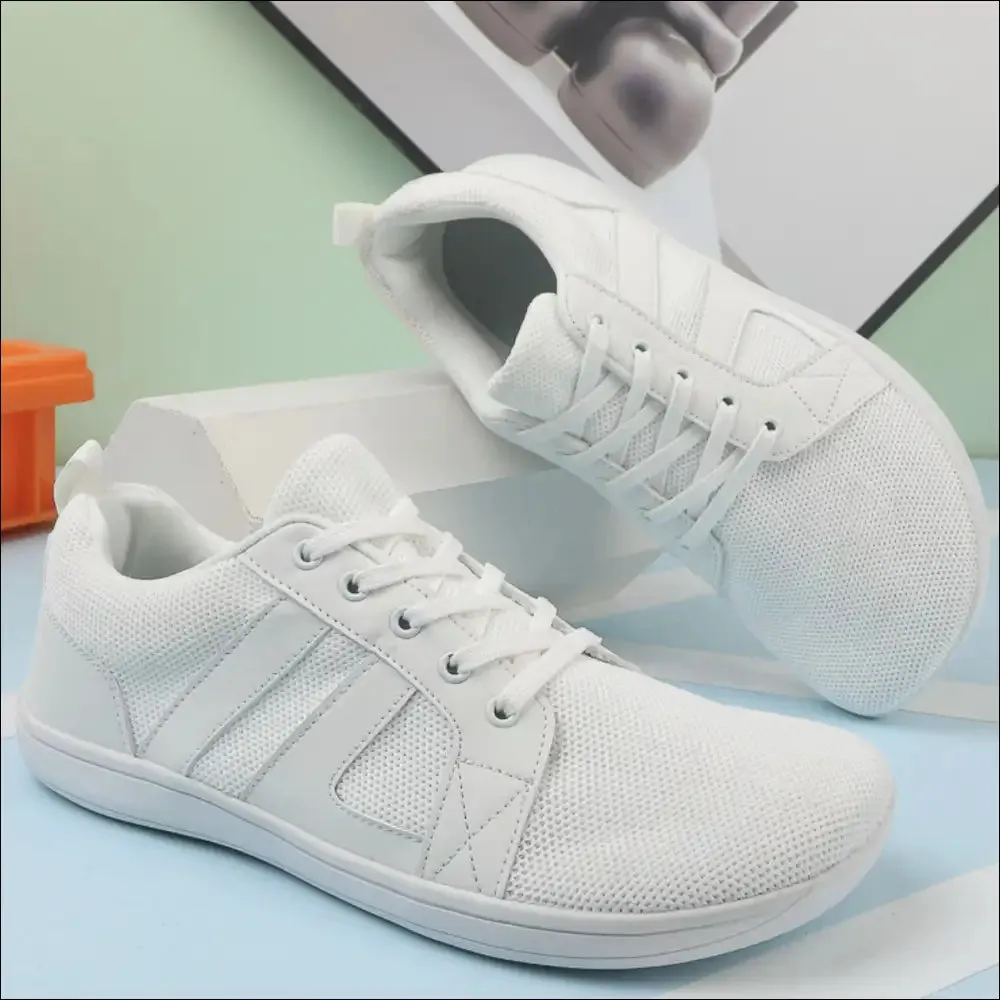 Breathable Mesh Round Toe Athletic Sneakers