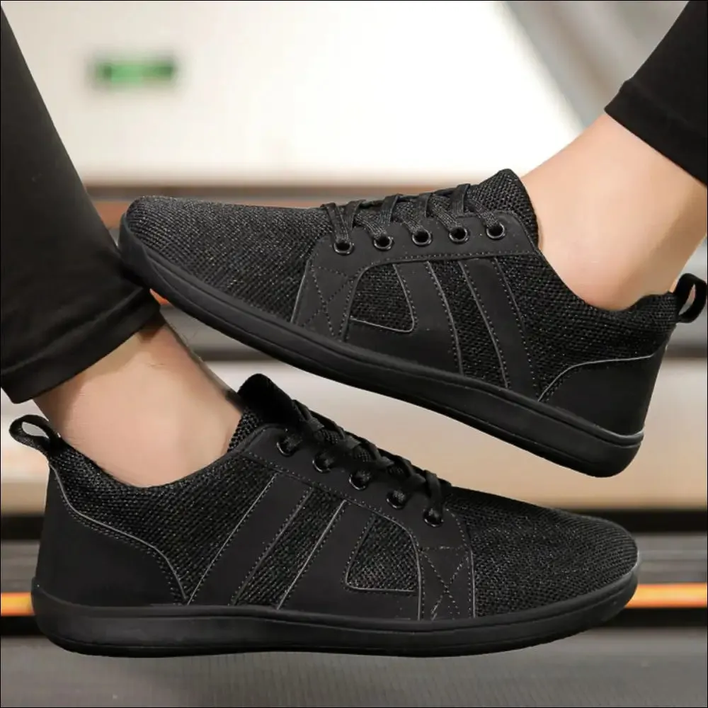 Breathable Mesh Round Toe Athletic Sneakers