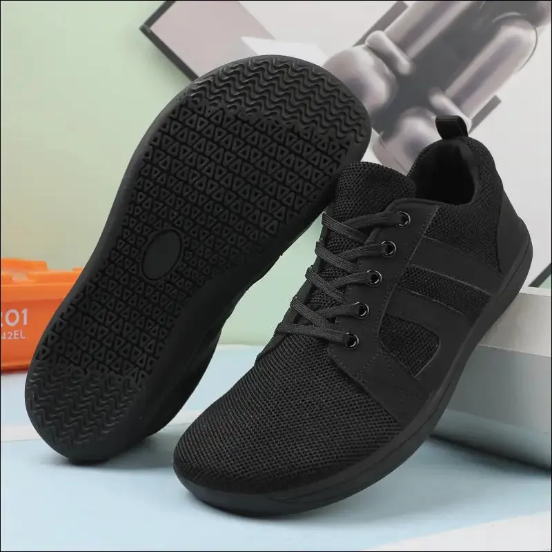 Breathable Mesh Round Toe Athletic Sneakers