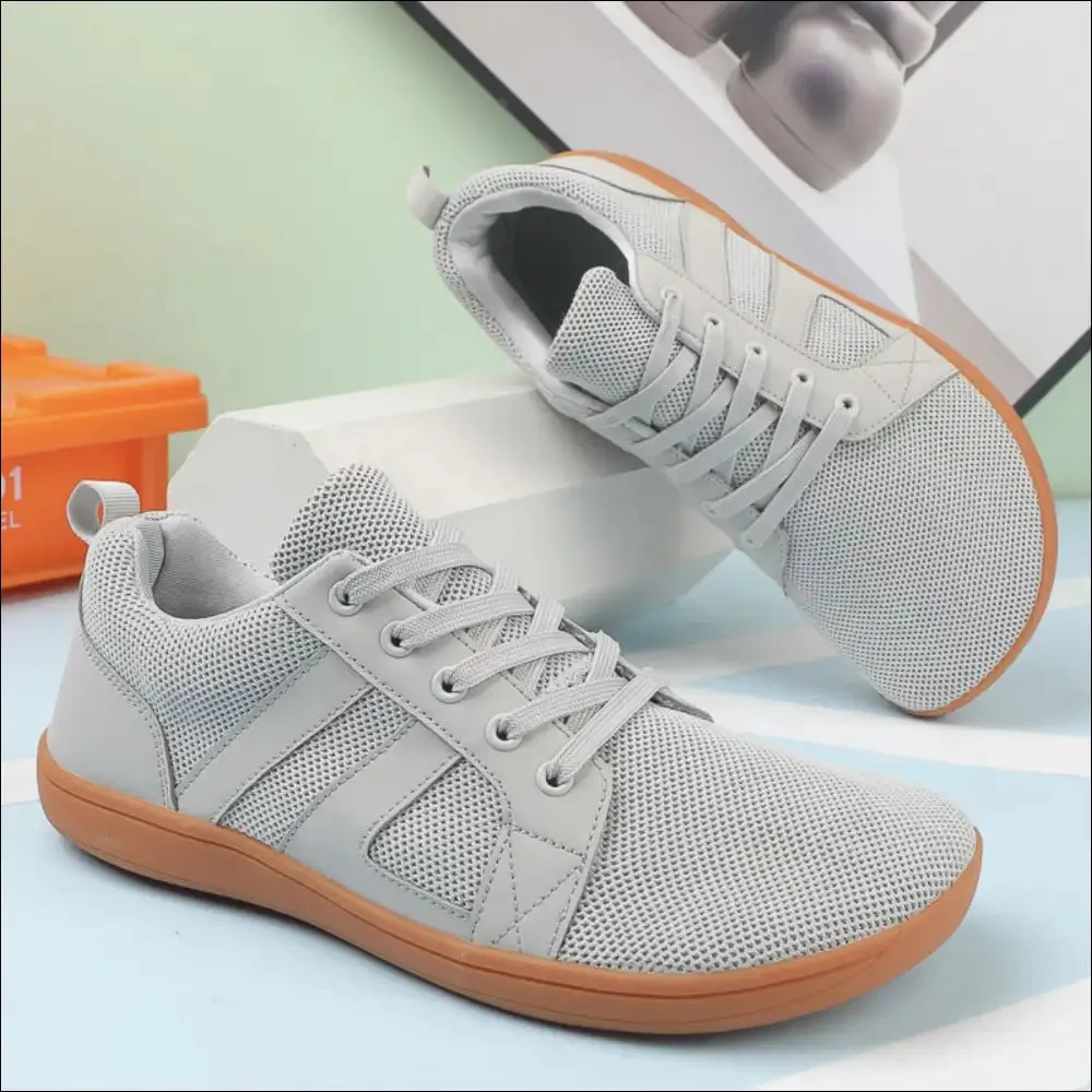 Breathable Mesh Round Toe Athletic Sneakers