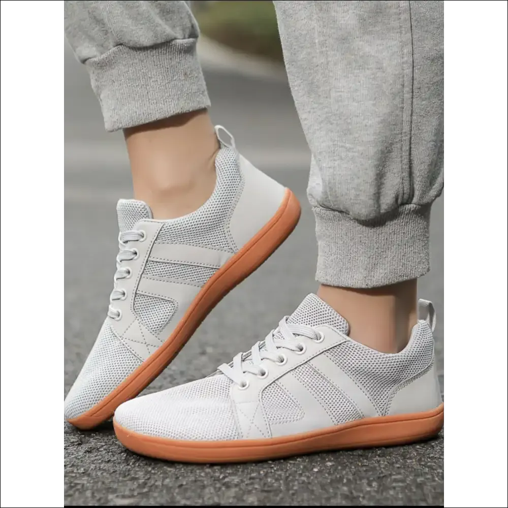 Breathable Mesh Round Toe Athletic Sneakers