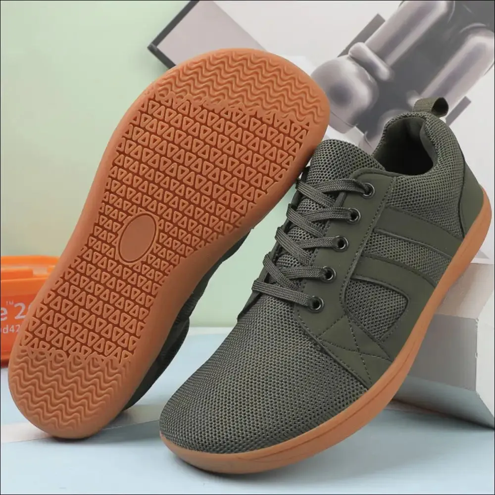 Breathable Mesh Round Toe Athletic Sneakers