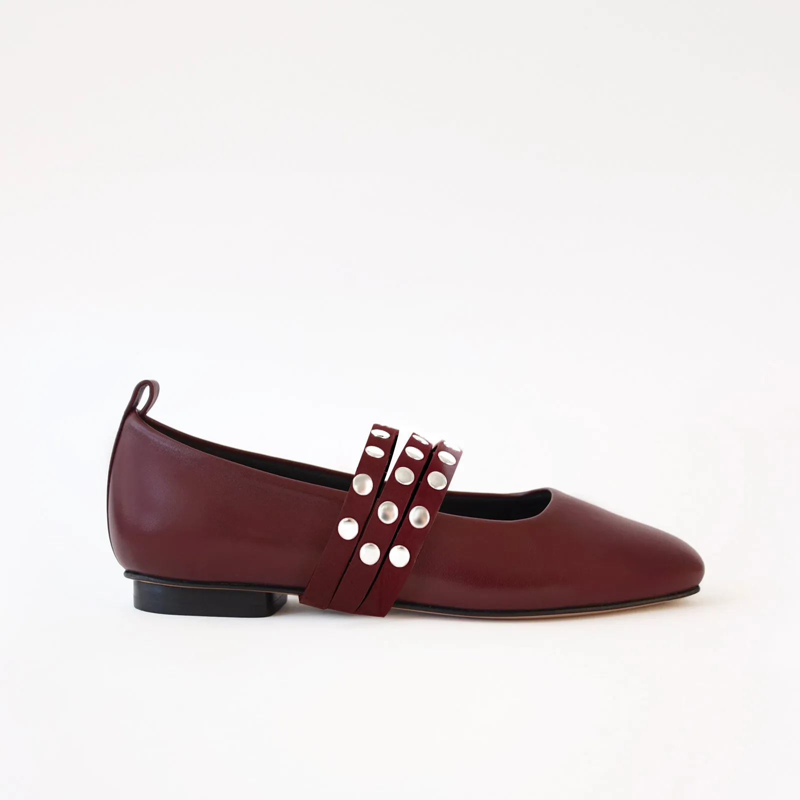 Burgundy Ballet Swap Burgundy Studs