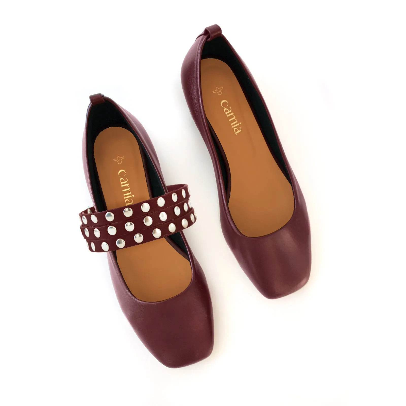 Burgundy Ballet Swap Burgundy Studs