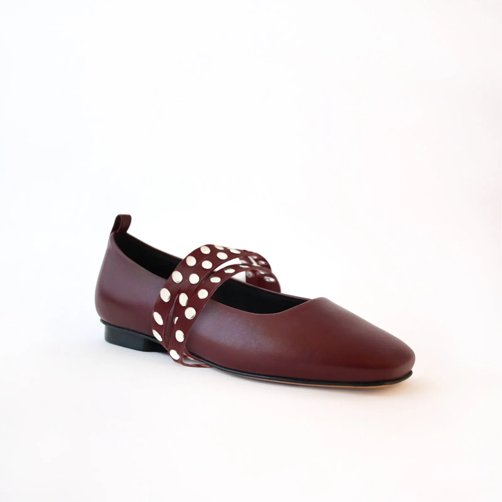 Burgundy Ballet Swap Burgundy Studs