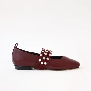 Burgundy Ballet Swap Burgundy Studs