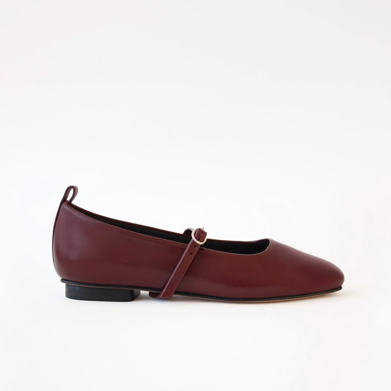 Burgundy Ballet Swap Double Black&Camel