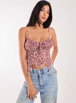 Butterfly Ditsy Cami Top