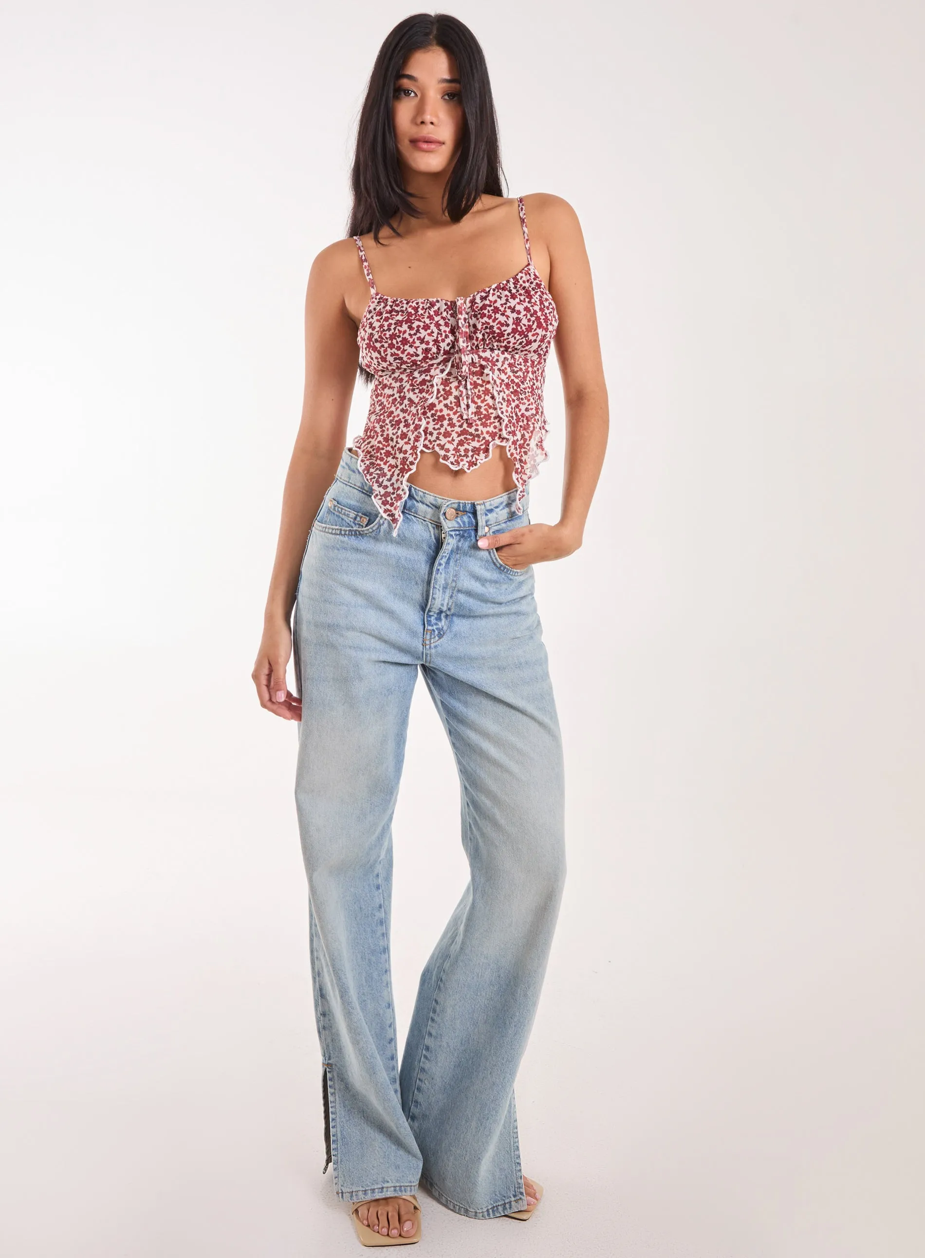 Butterfly Ditsy Cami Top