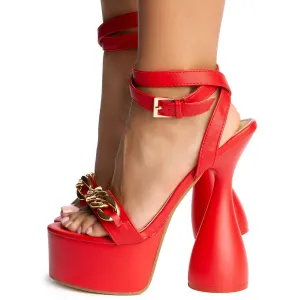 Can You Keep Up Platform High Heel
