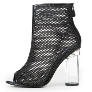 Cape Robbin Benny-11 Black Heeled Booties BLACK