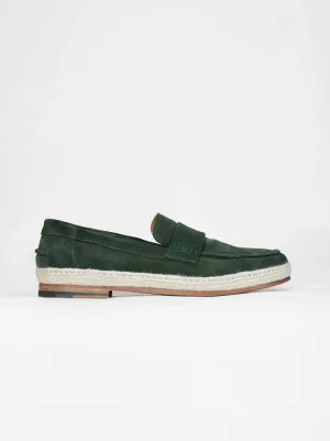 Capri Espadrilles in forest green