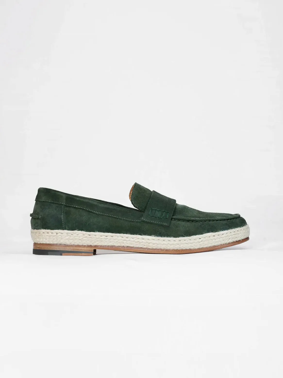 Capri Espadrilles in forest green