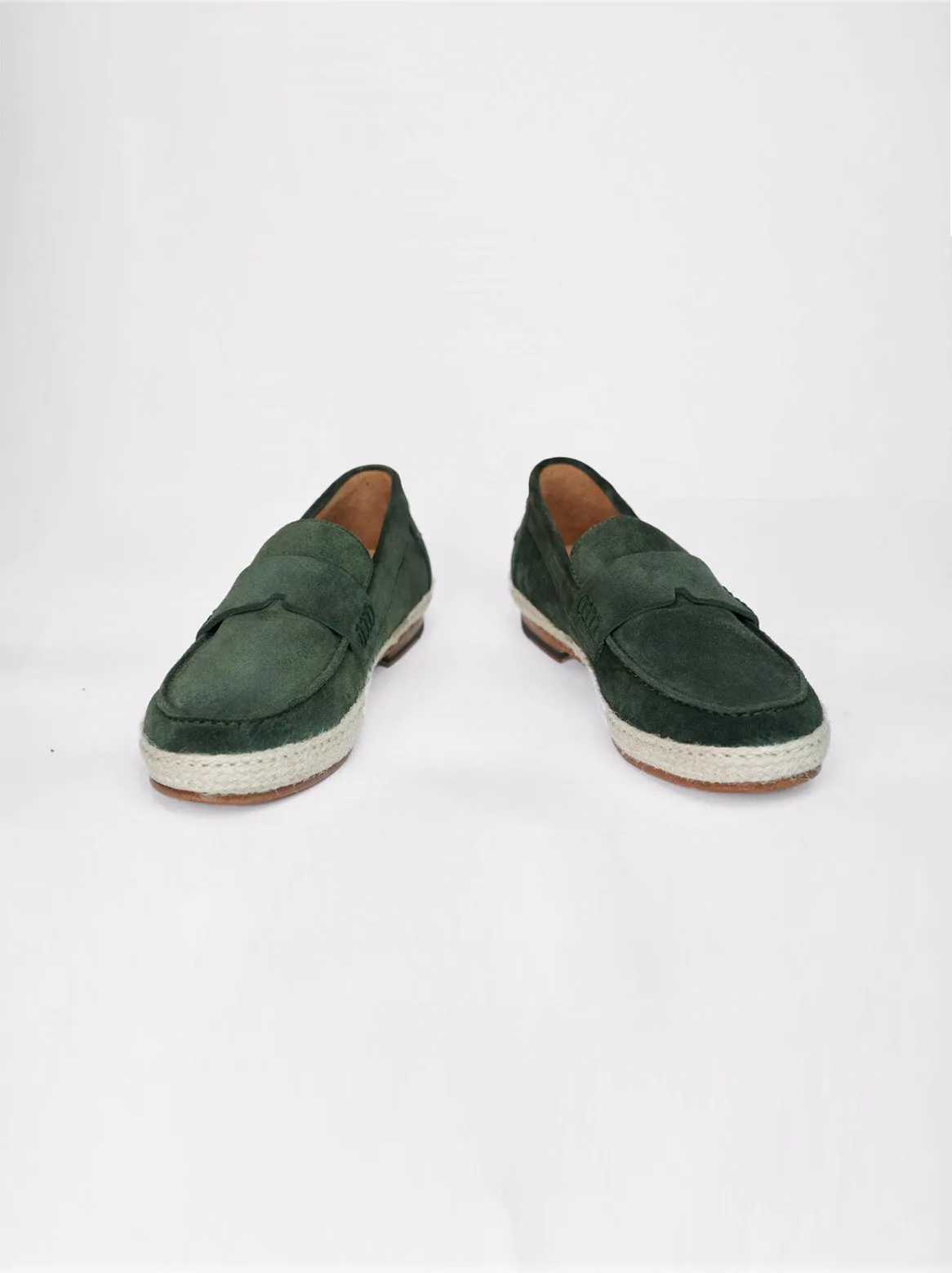 Capri Espadrilles in forest green