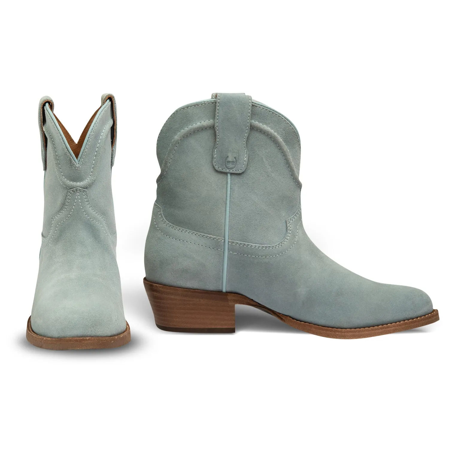 Casey Leather Western Fashion Booties By Buck & Brana