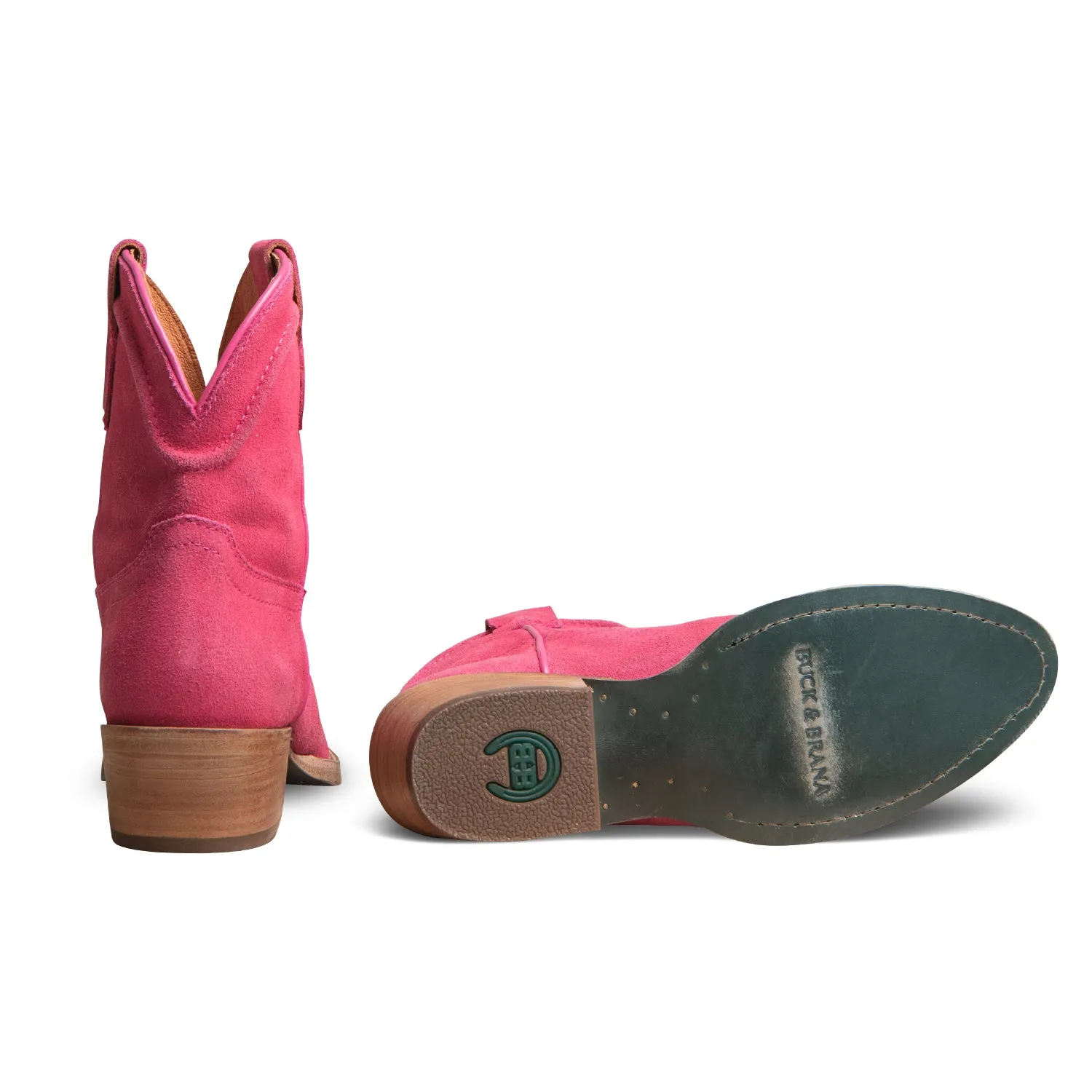 Casey Leather Western Fashion Booties By Buck & Brana