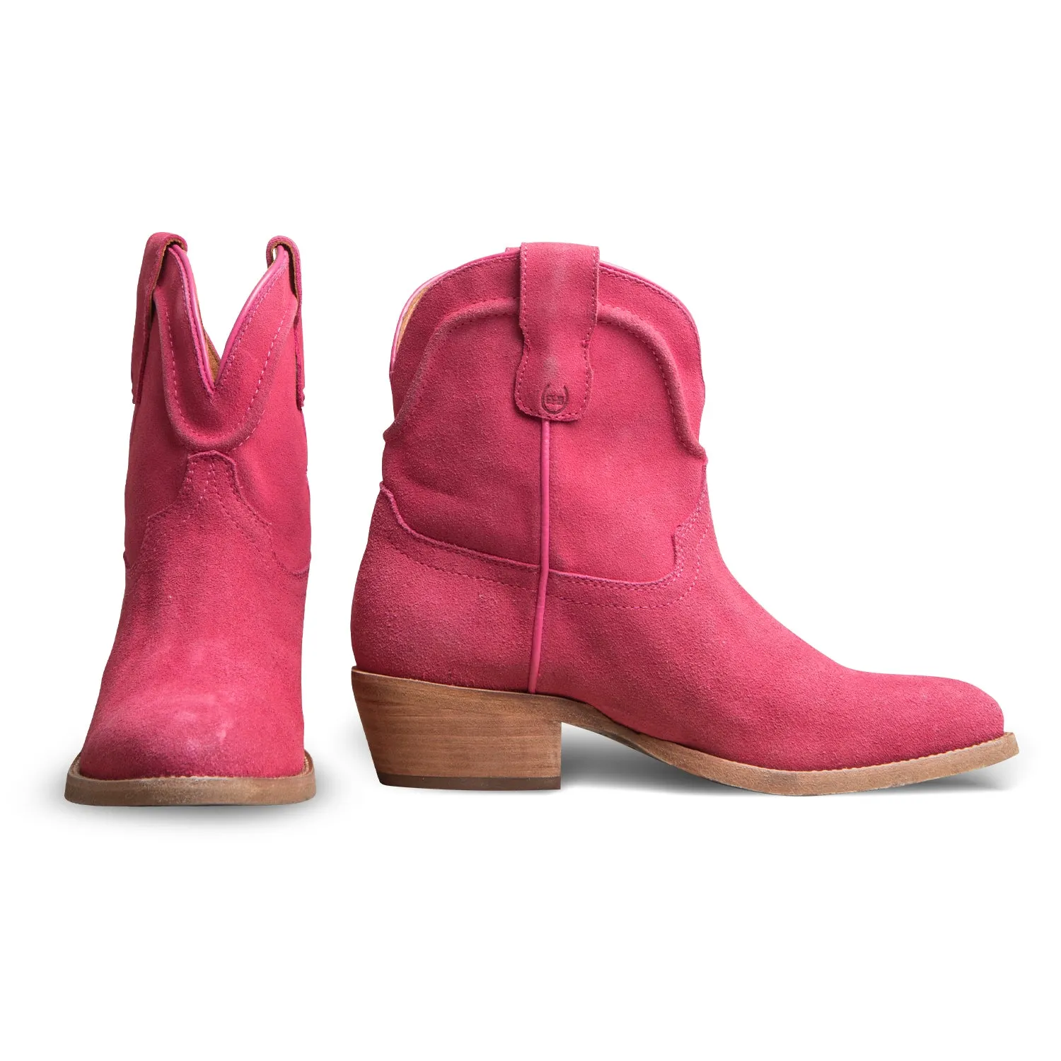 Casey Leather Western Fashion Booties By Buck & Brana