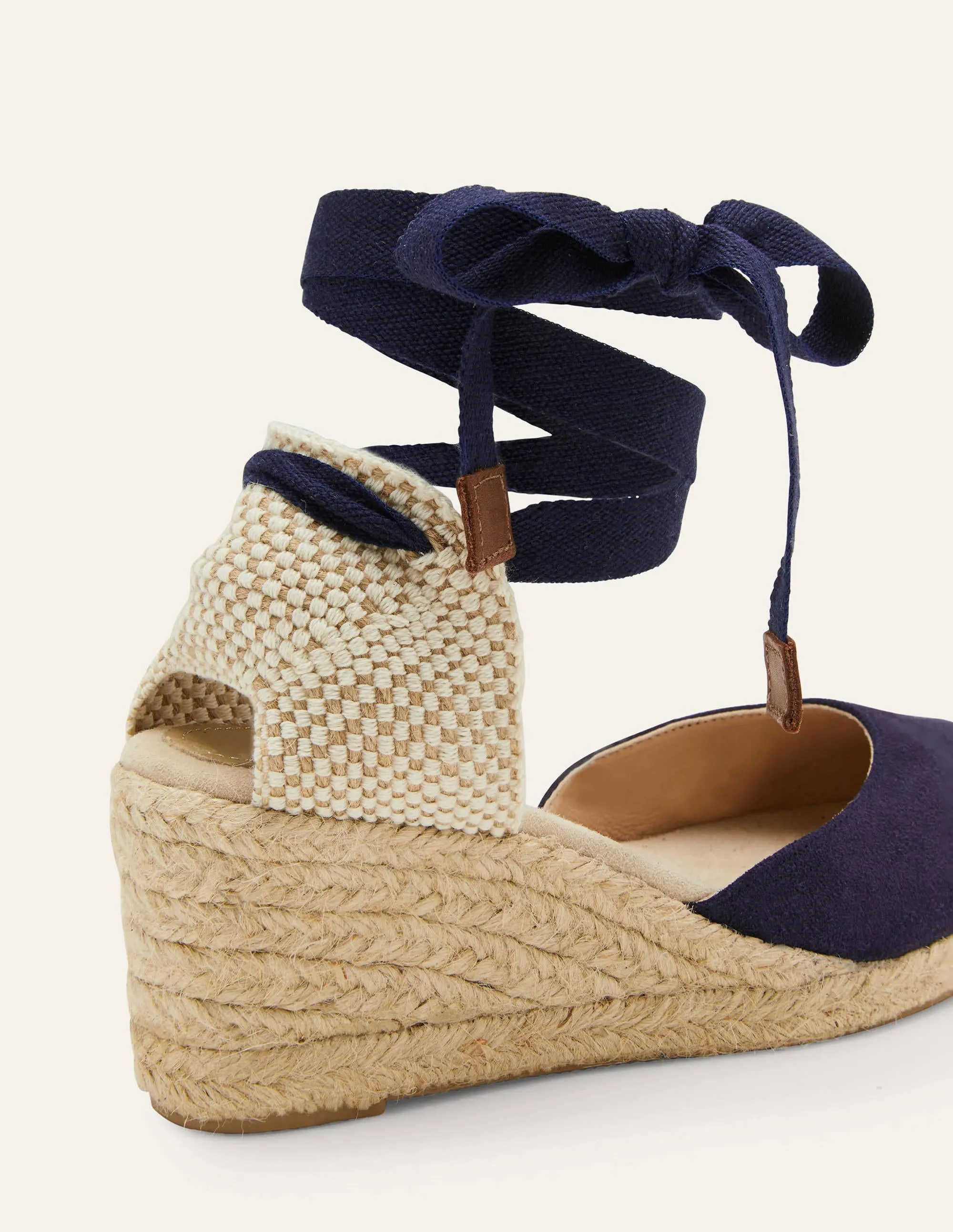 Cassie Espadrilles mit Keilabsatz-Marineblau
