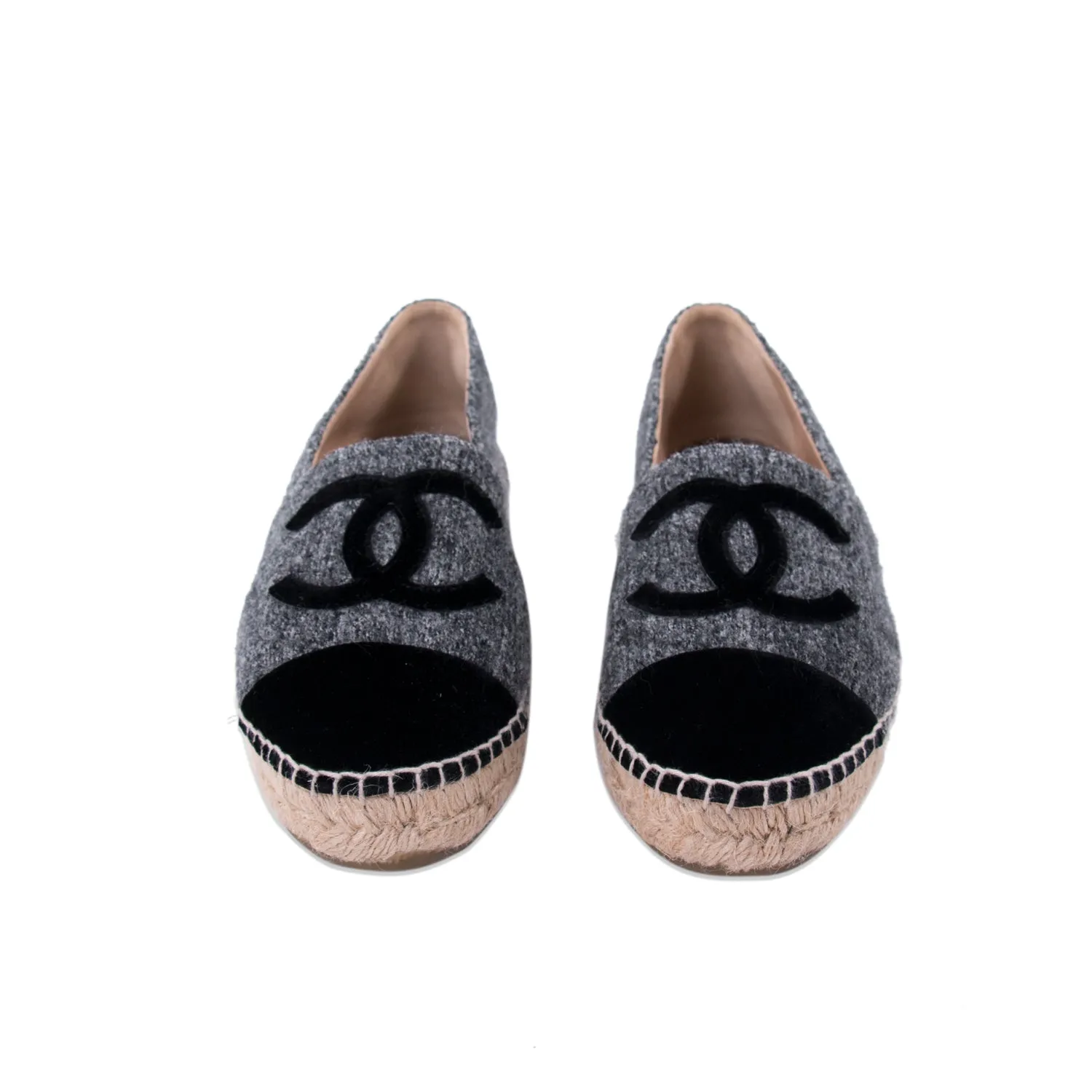 Chanel 2016 CC Tweed Espadrilles