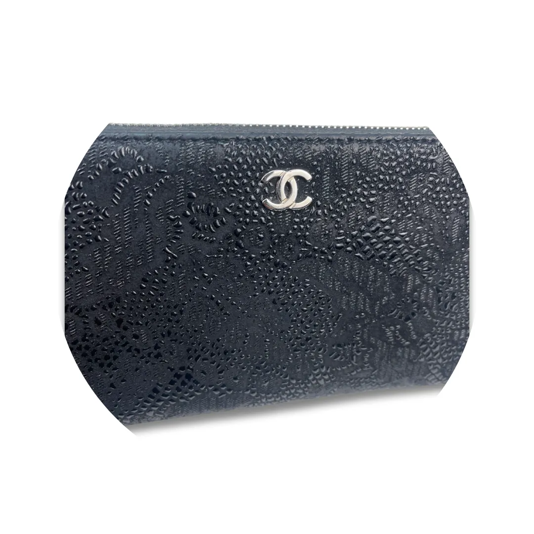 Chanel Lace Is More Zipper Wallet