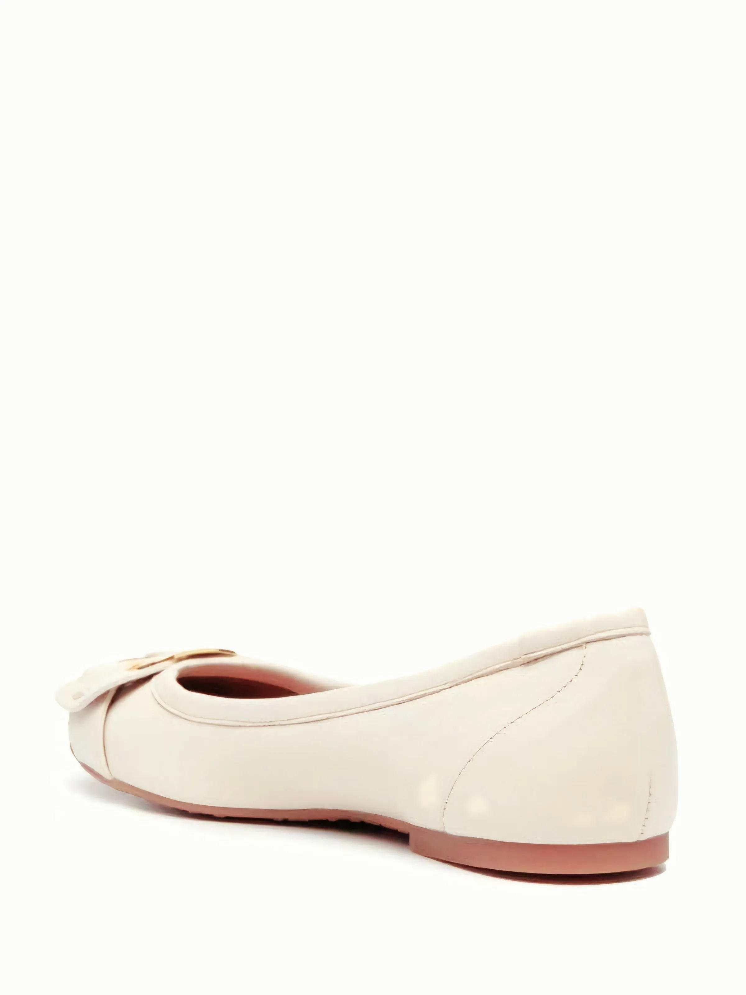 Chany Ivory Leather Ballet