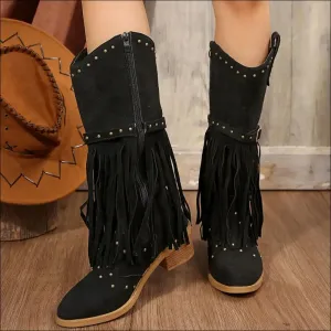 Chic Pointed Toe Block Heels for Stylish Women