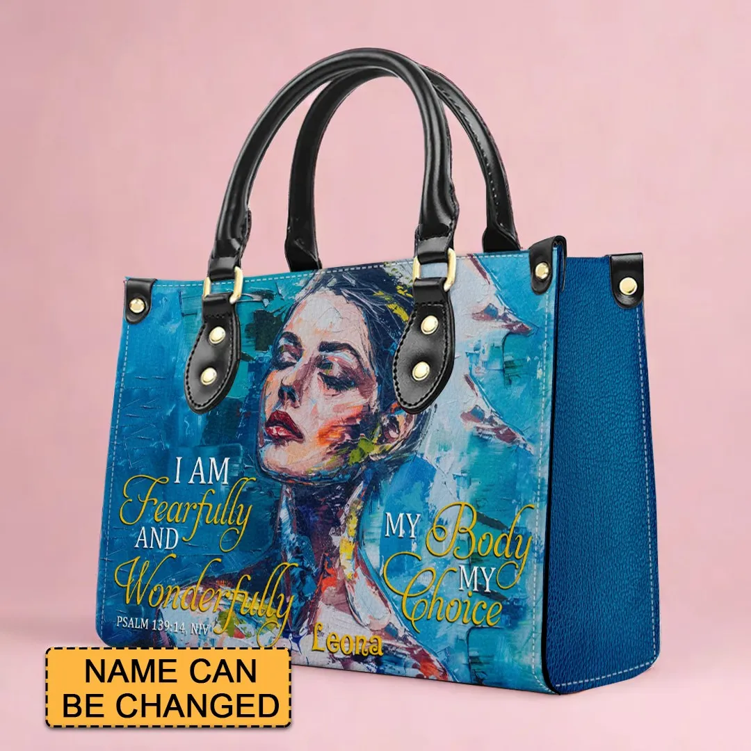 CHRISTIANARTBAG: Personalized Handbags for Women | Custom Leather Bags | My Body My Choice.
