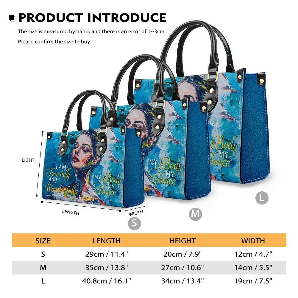 CHRISTIANARTBAG: Personalized Handbags for Women | Custom Leather Bags | My Body My Choice.
