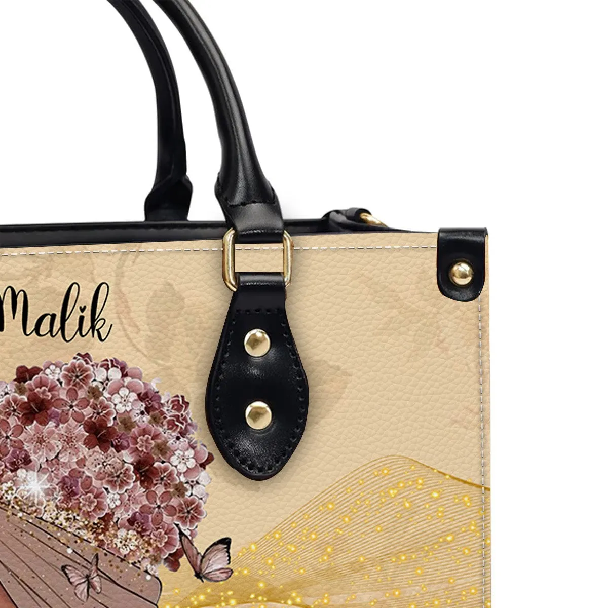CHRISTIANARTBAG Personalized Leather Handbag - I Am Strong and Beautiful - CABLTHB01150524.