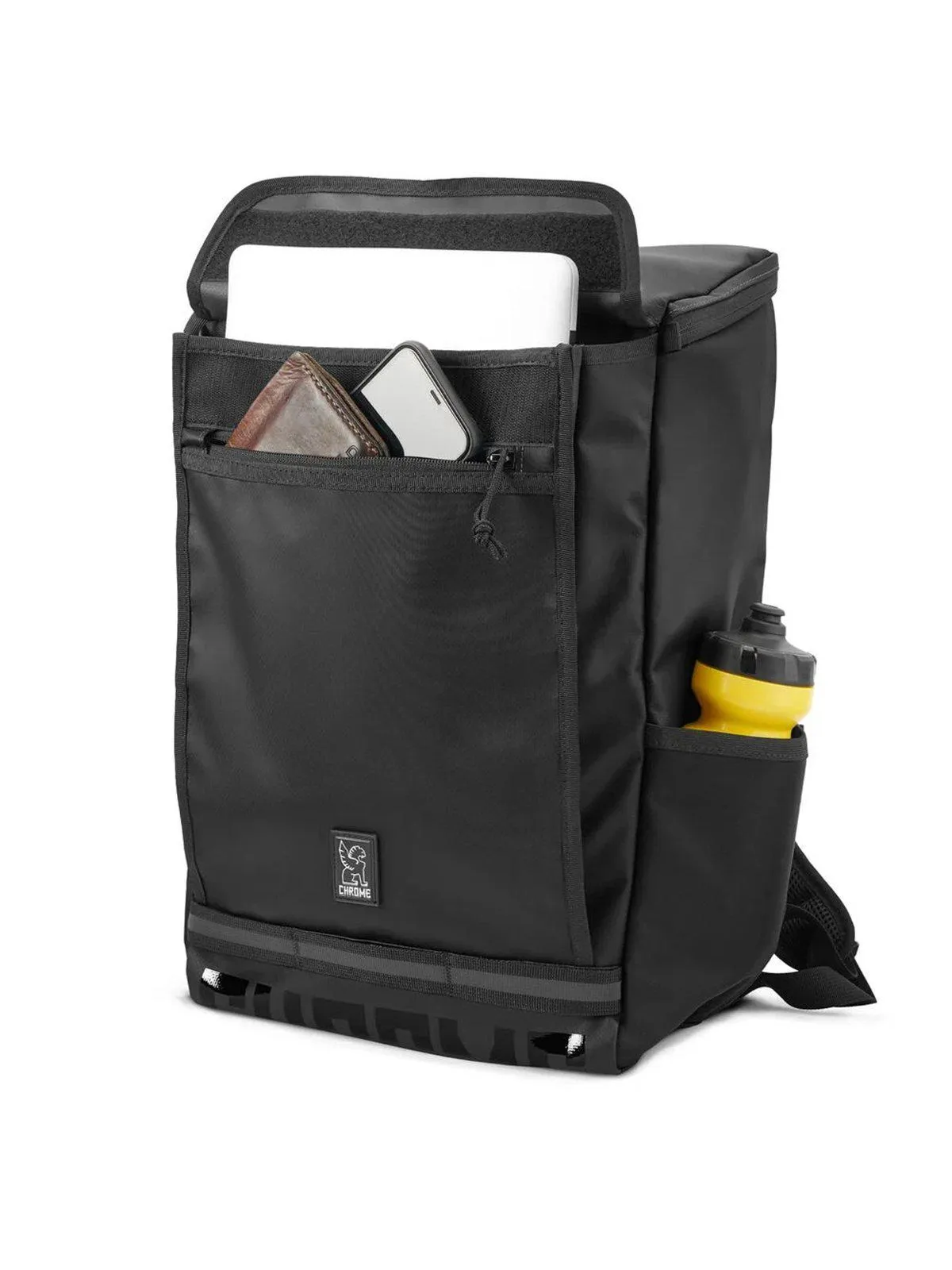 Chrome Industries Volcan Pack Black Tarp Chrome Print