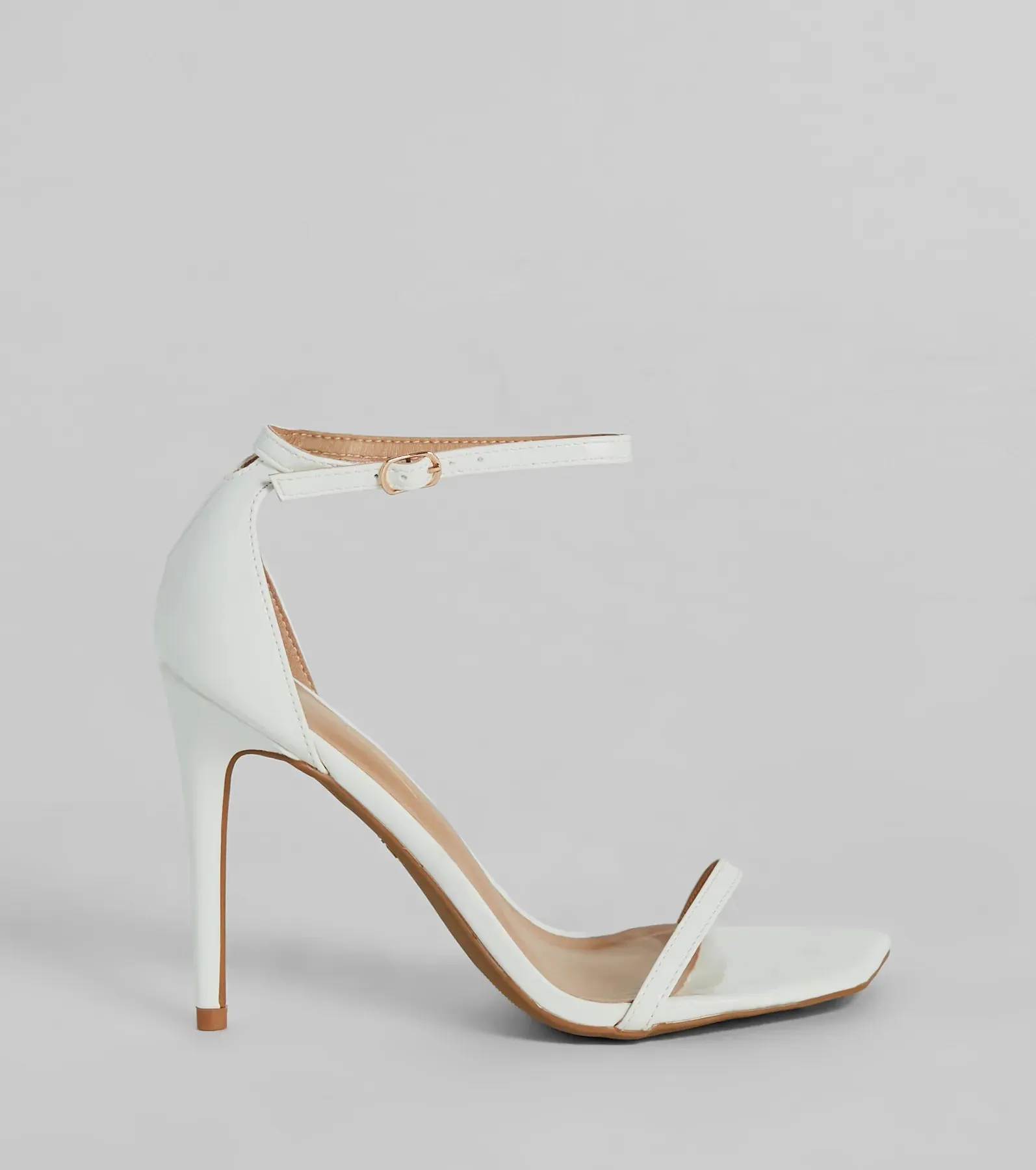 Classic Moves Faux Leather Stiletto Heels