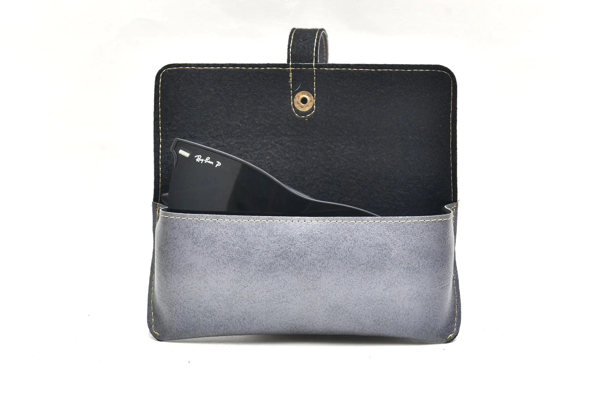 Classy Leather Customized All in One Men's Combo (4 pcs) - Grey