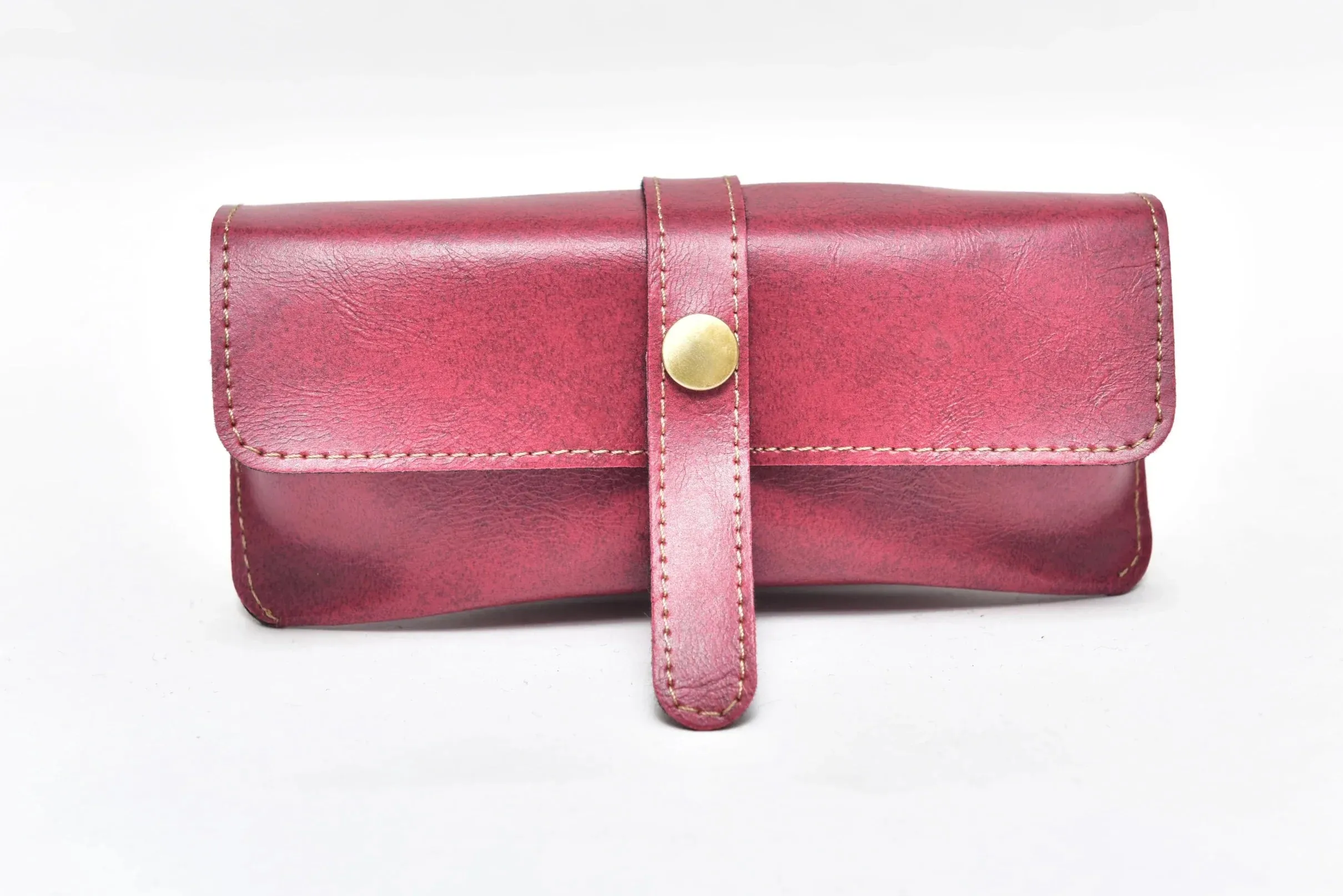 Classy Leather Customized All in One Men's Combo (4 pcs) - Maroon