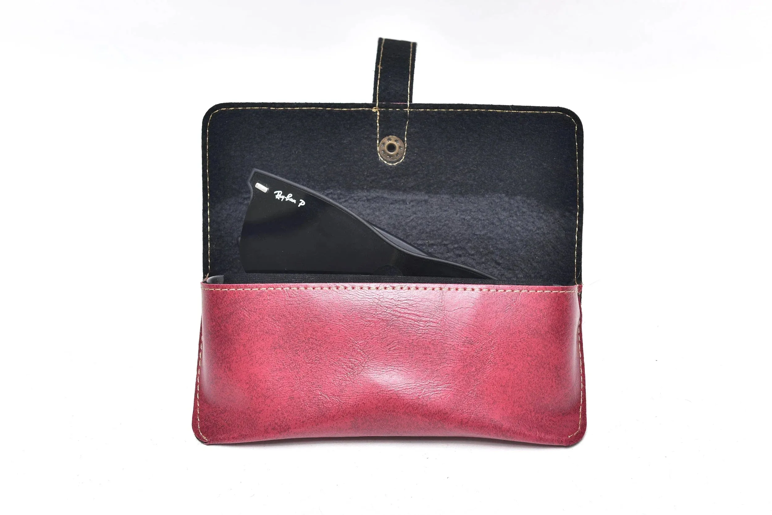 Classy Leather Customized All in One Men's Combo (4 pcs) - Maroon