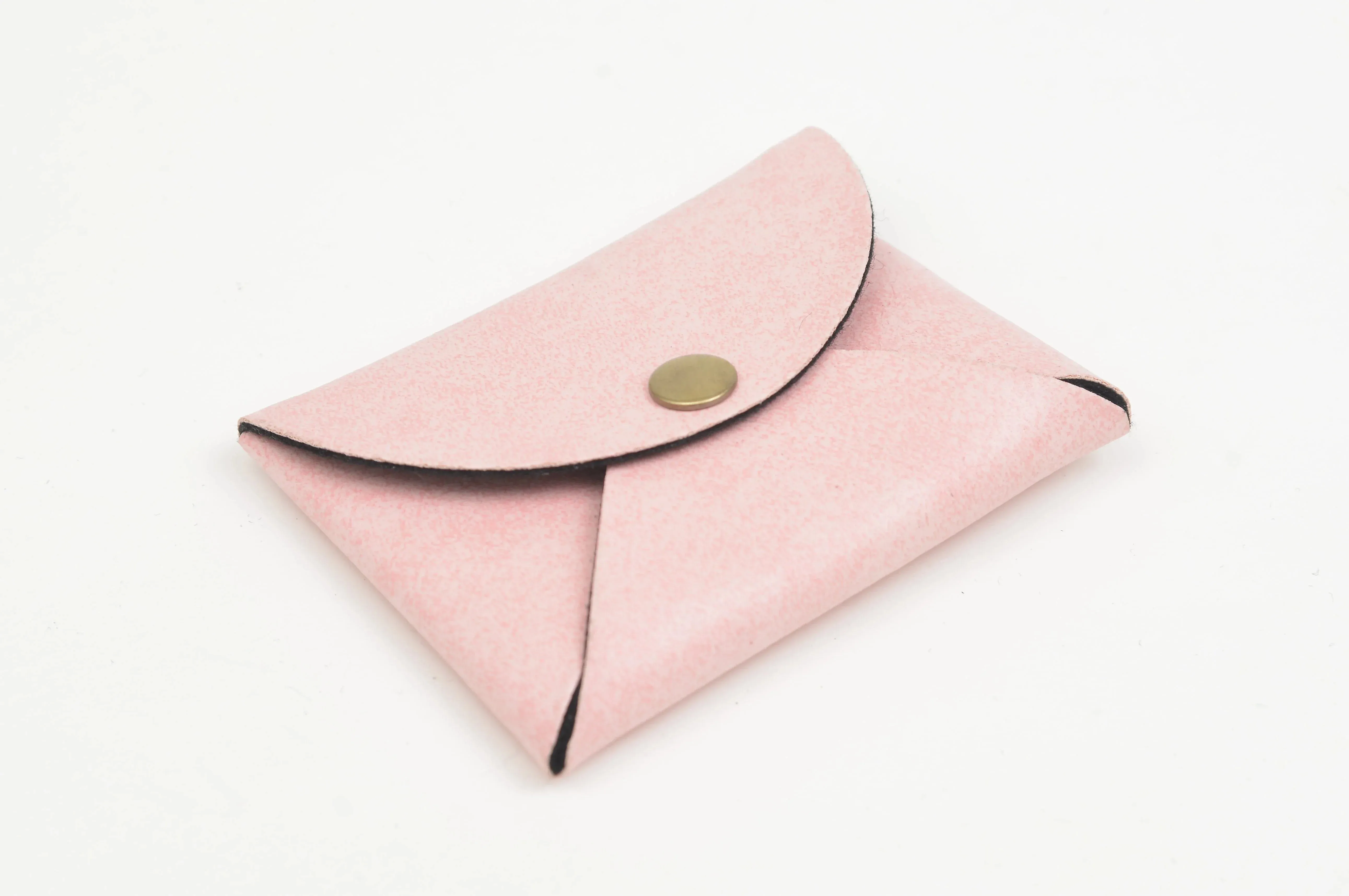 Classy Leather Customized Business-Visitng Card Holder (Peach)