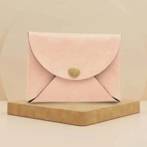 Classy Leather Customized Business-Visitng Card Holder (Peach)