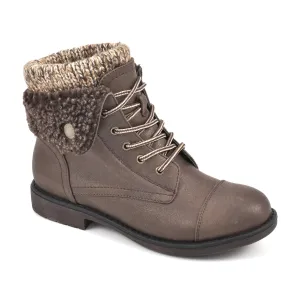 CLIFFS BY WHITE MOUNTAIN Women's Duena Hiking Style Boot, Brown Multi/Fabric, 10 M