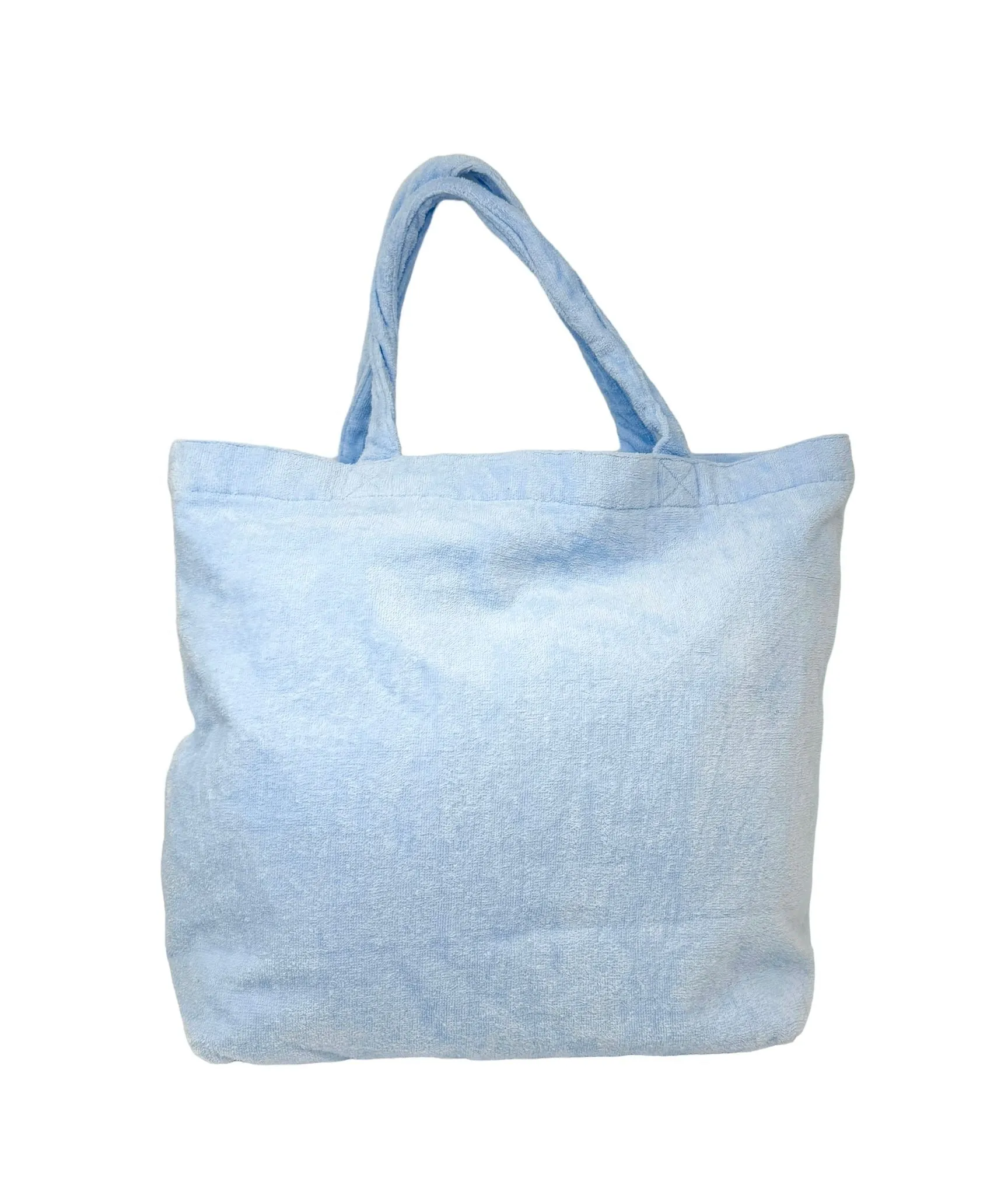 Courreges Baby Blue Terry Cloth Tote
