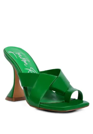 Crossed Ring Toe Heels