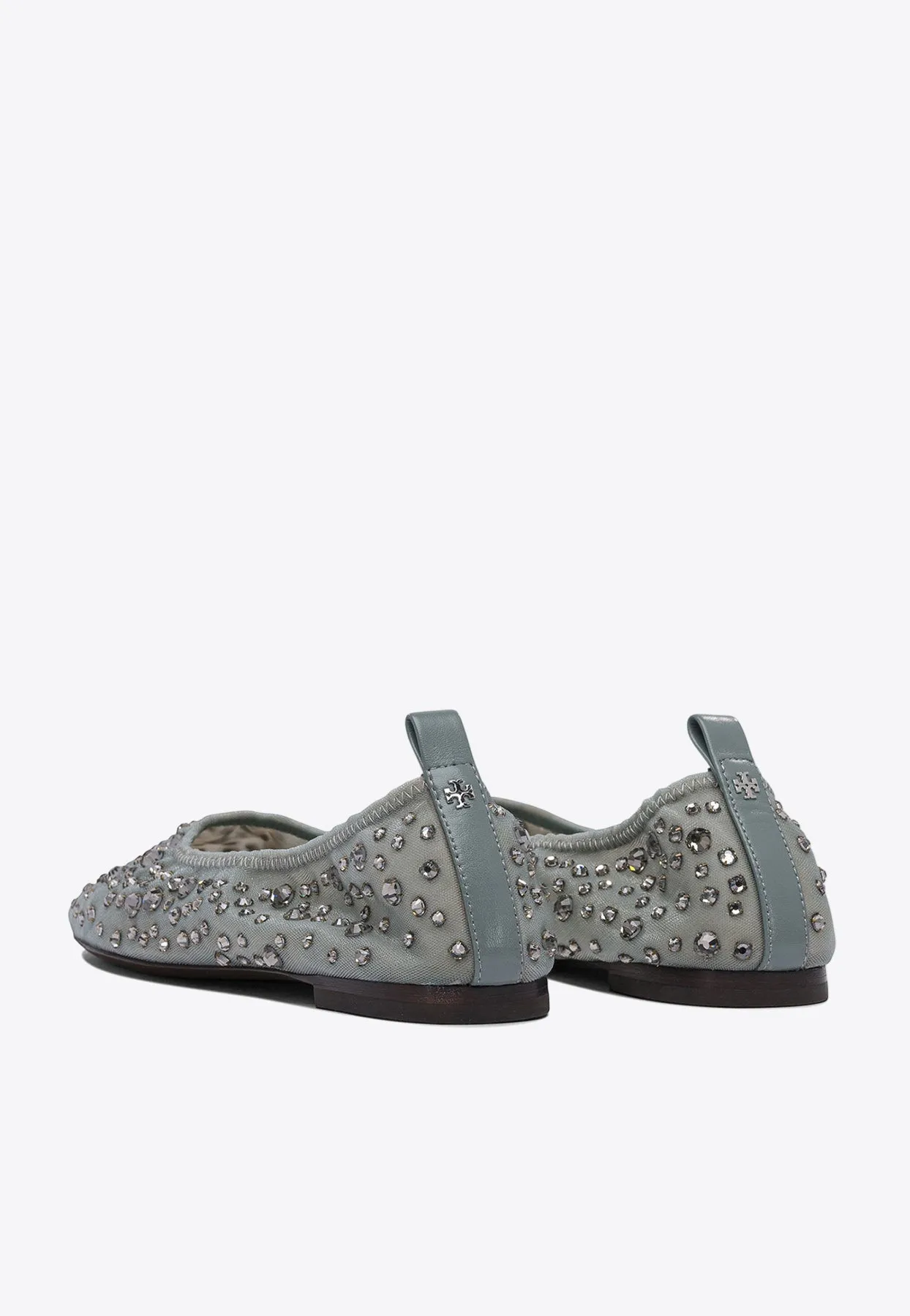 Crystal Embellished Ballet Flats