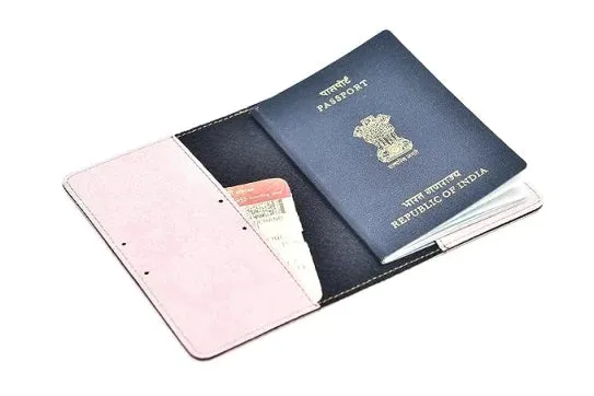 Customized with Name and Charm Men's 2 Pcs Travel Combo - Pink