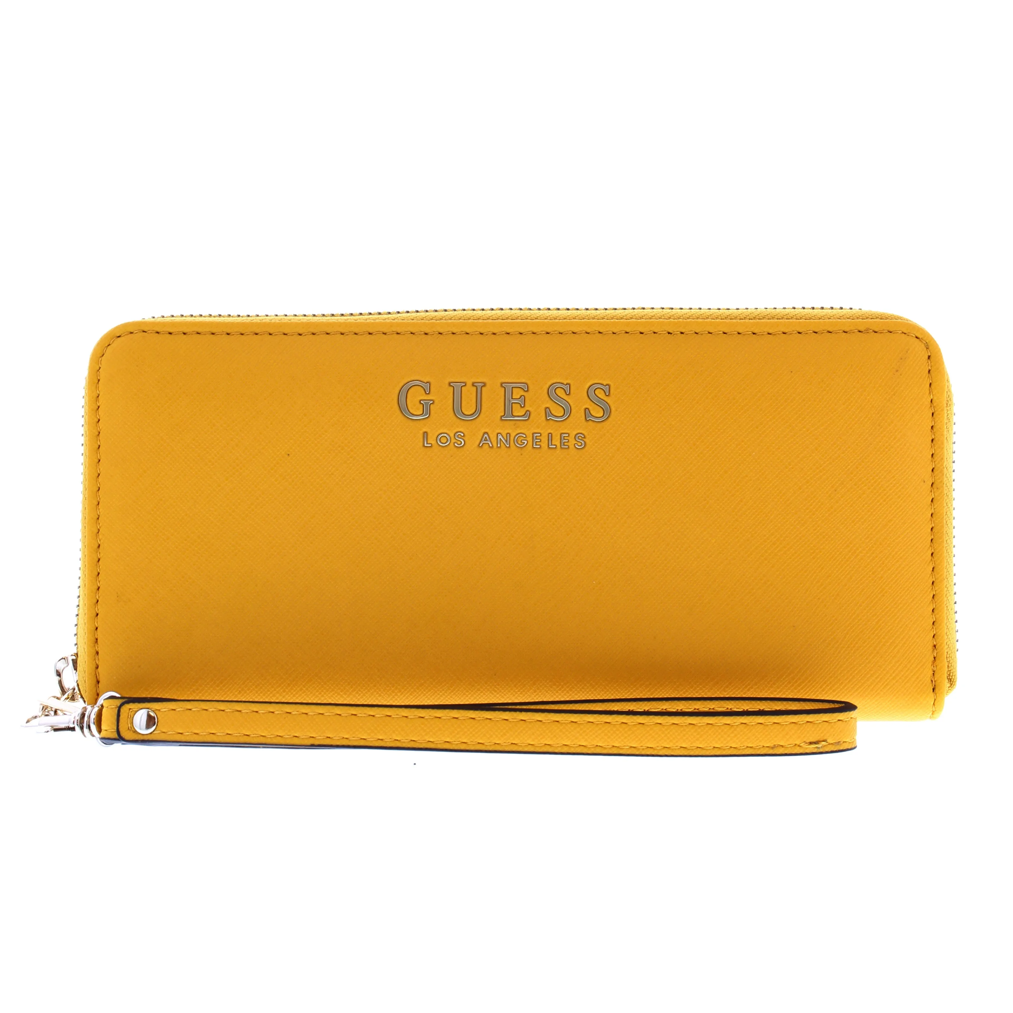 DEBORA SLG LARGE ZIP AROUND YELLOW - -