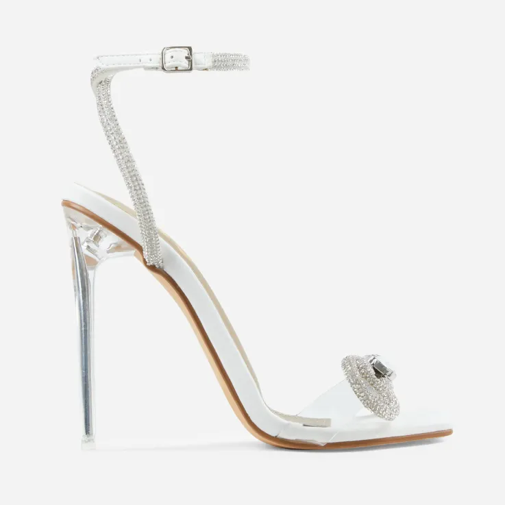 Diamonds straps high heel sandals