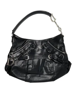 Dior Black Corset Leather Shoulder Bag