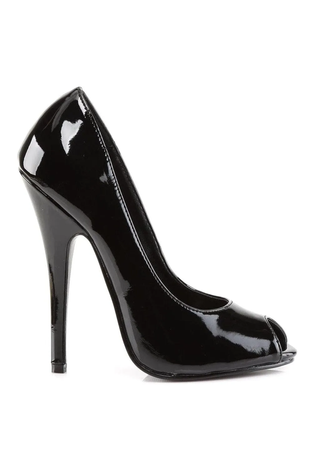 DOMINA-212 Black Patent Pump