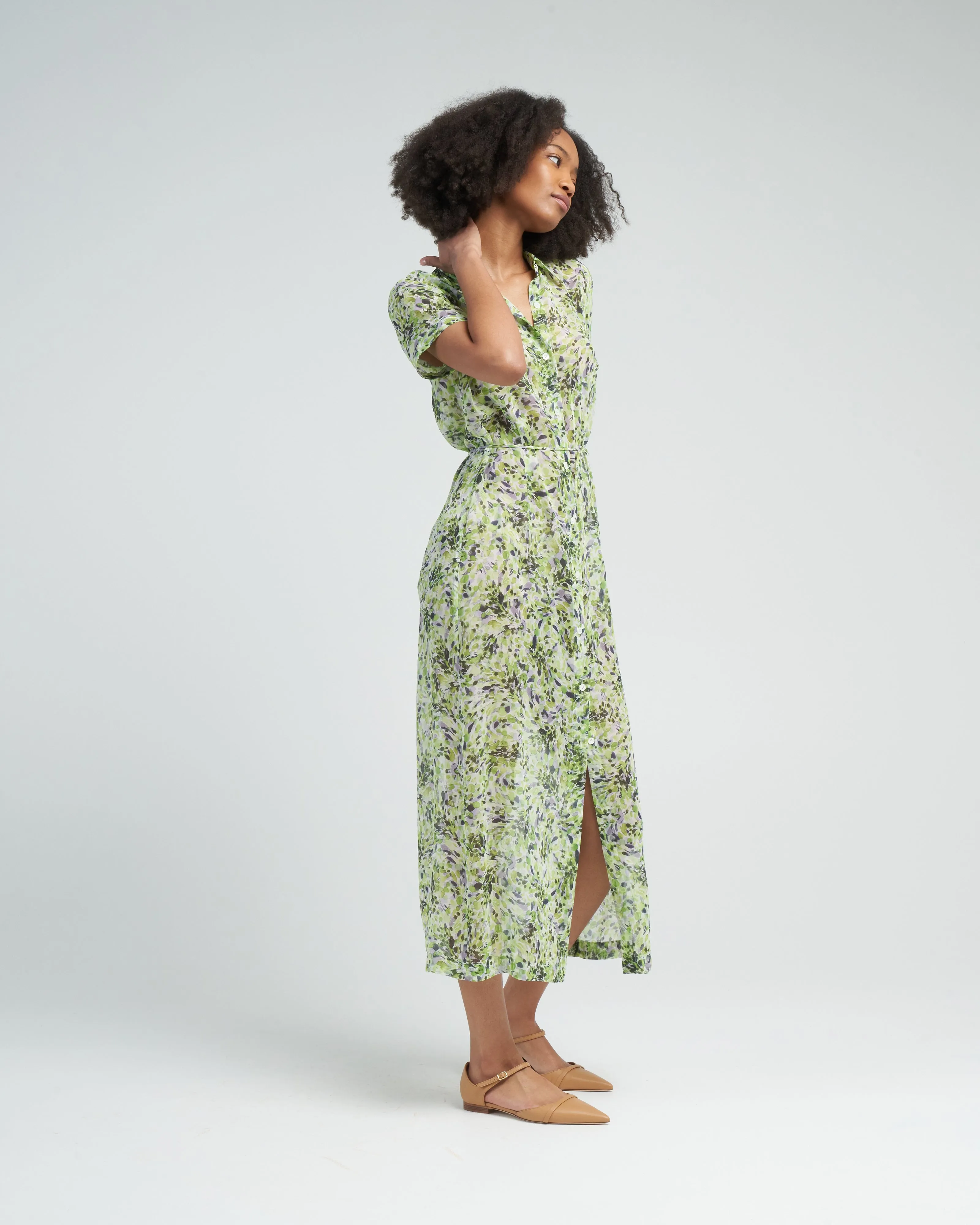 doudy dress - green