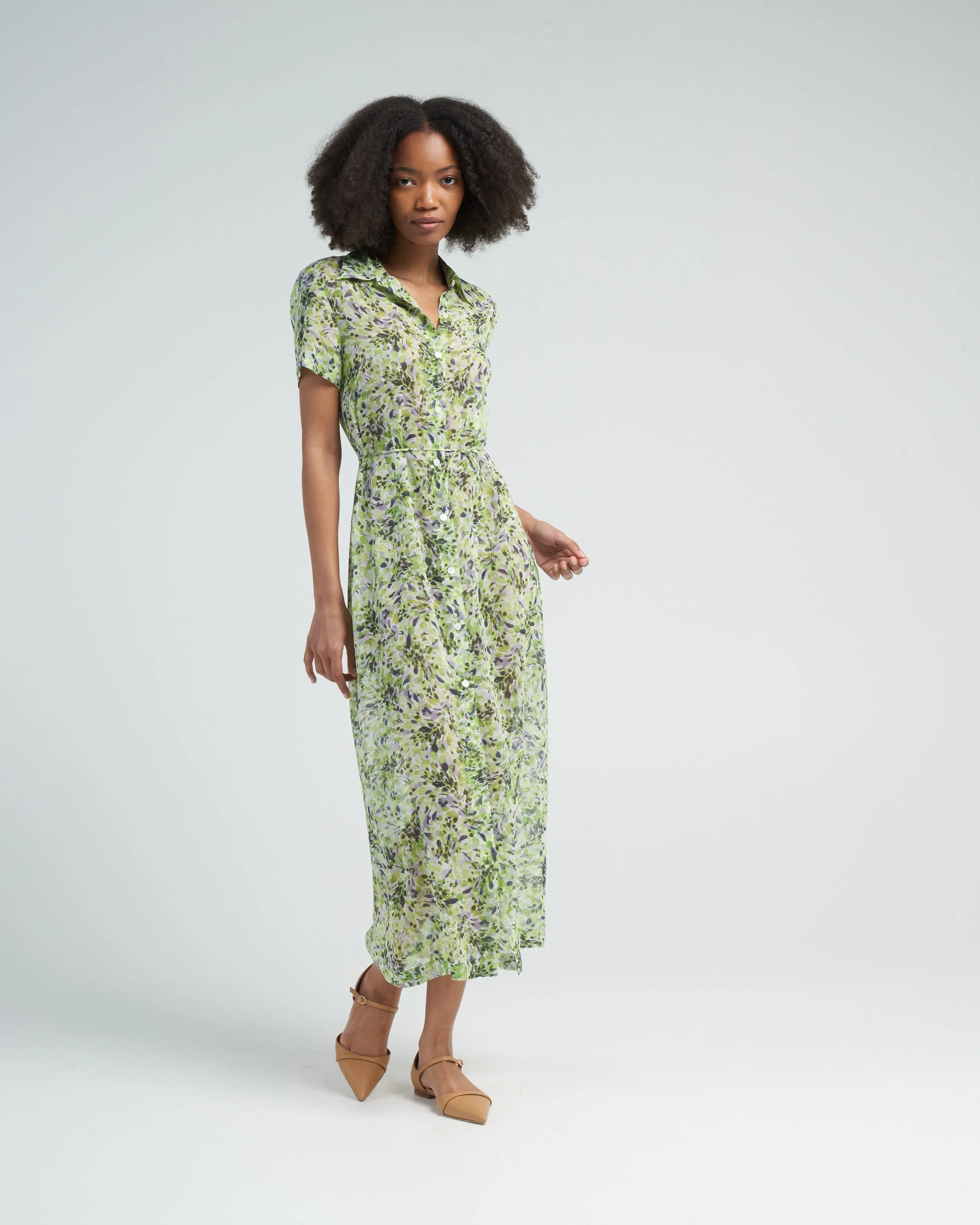 doudy dress - green